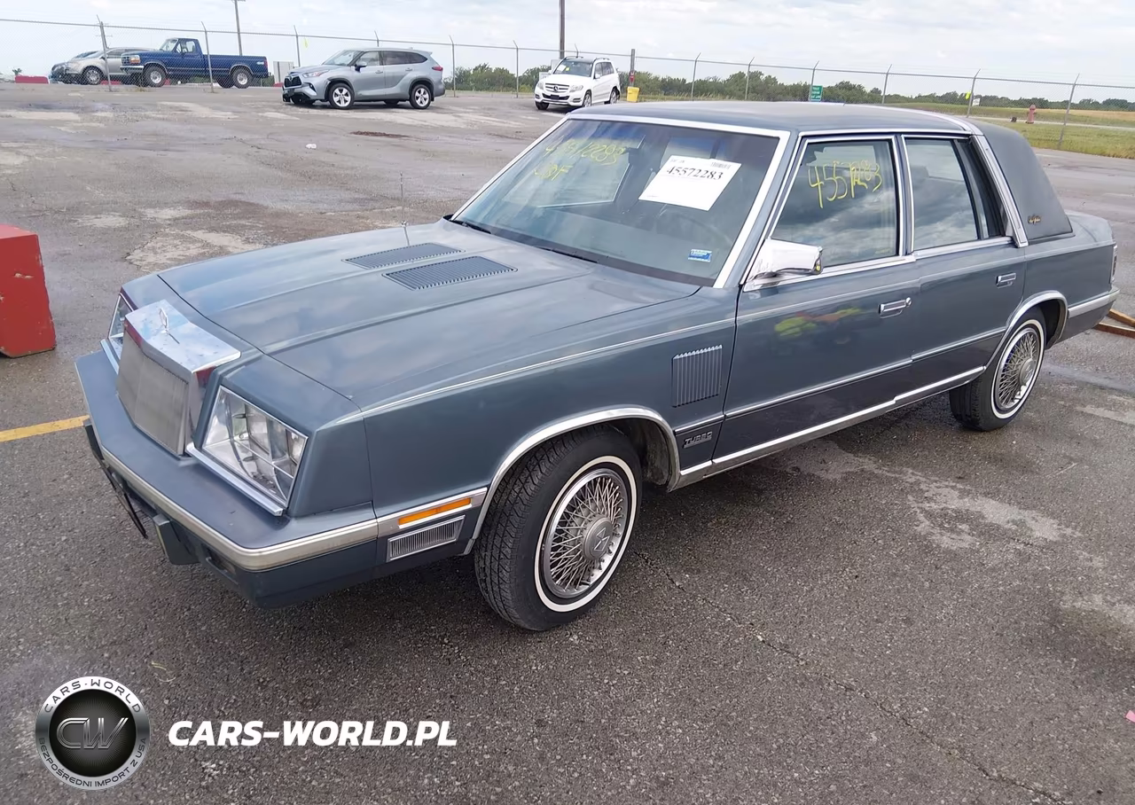 1986 Chrysler New Yorker VIN:1C3BT56E5GC294329 - 2
