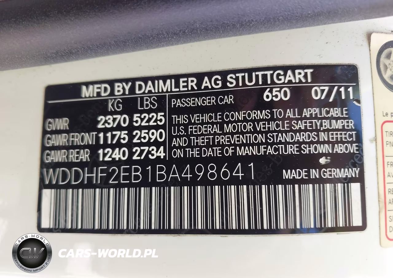 2011 Mercedes-Benz E 350 Bluetec VIN:WDDHF2EB1BA498641 - 9
