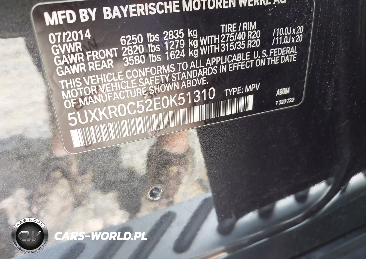 2014 BMW X5 xDrive35I VIN:5UXKR0C52E0K51310 - 9