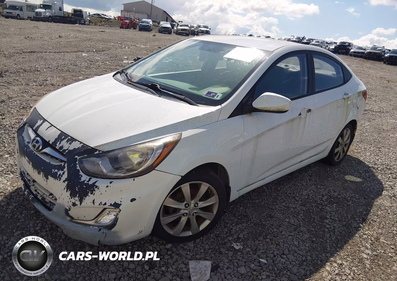 2012 Hyundai Accent Gls VIN:KMHCU4AE4CU173645 - 2