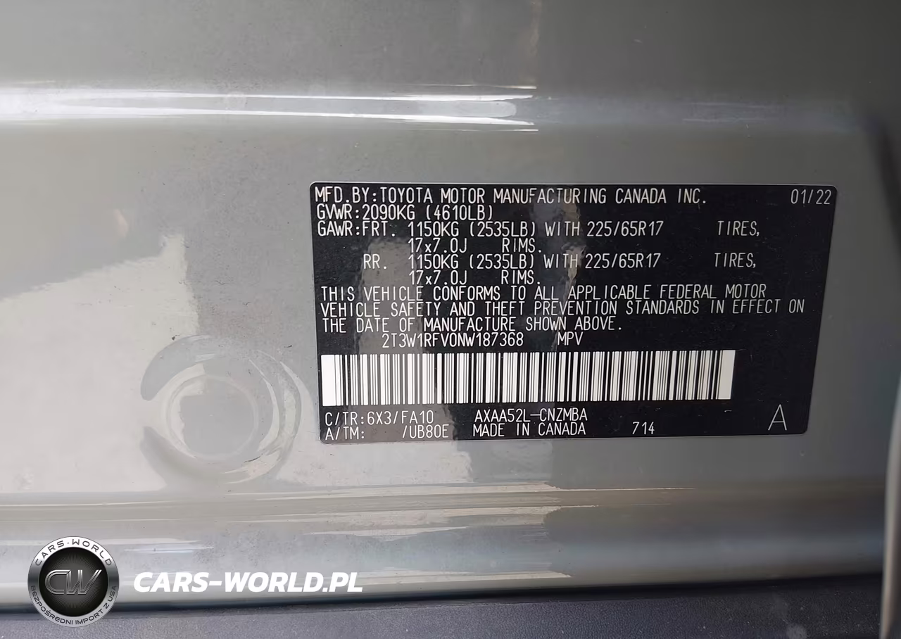 2022 Toyota Rav4 Xle VIN:2T3W1RFV0NW187368 - 9