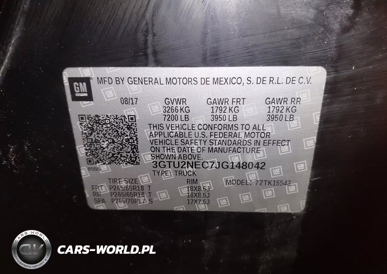 2018 GMC Sierra 1500 Slt VIN:3GTU2NEC7JG148042 - 9