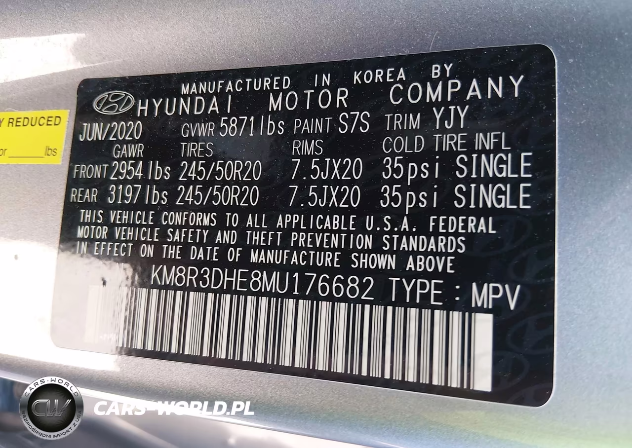 2021 Hyundai Palisade Sel VIN:KM8R3DHE8MU176682 - 6