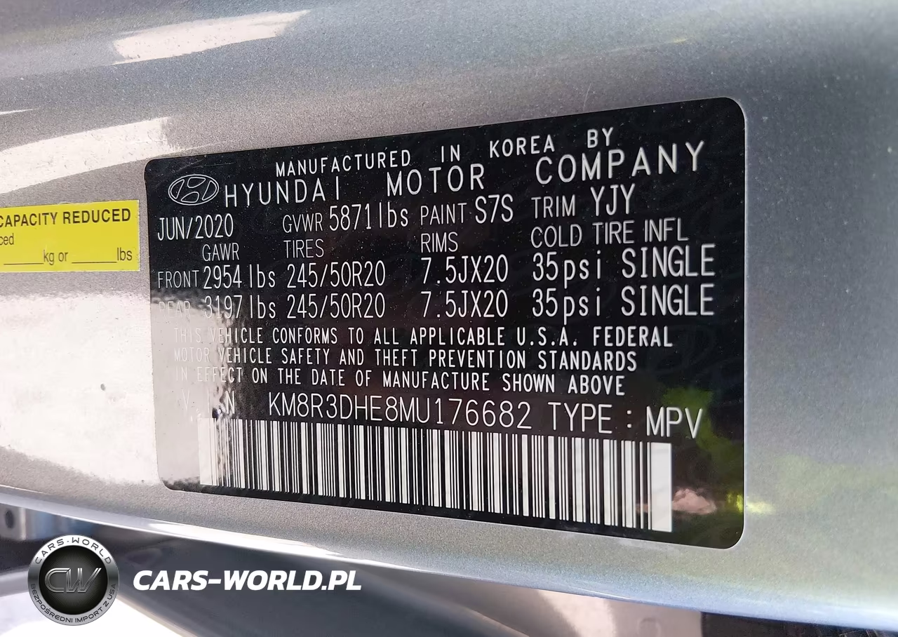 2021 Hyundai Palisade Sel VIN:KM8R3DHE8MU176682 - 9