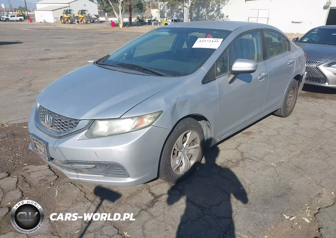 2015 Honda Civic Lx VIN:2HGFB2F59FH551455 - 2