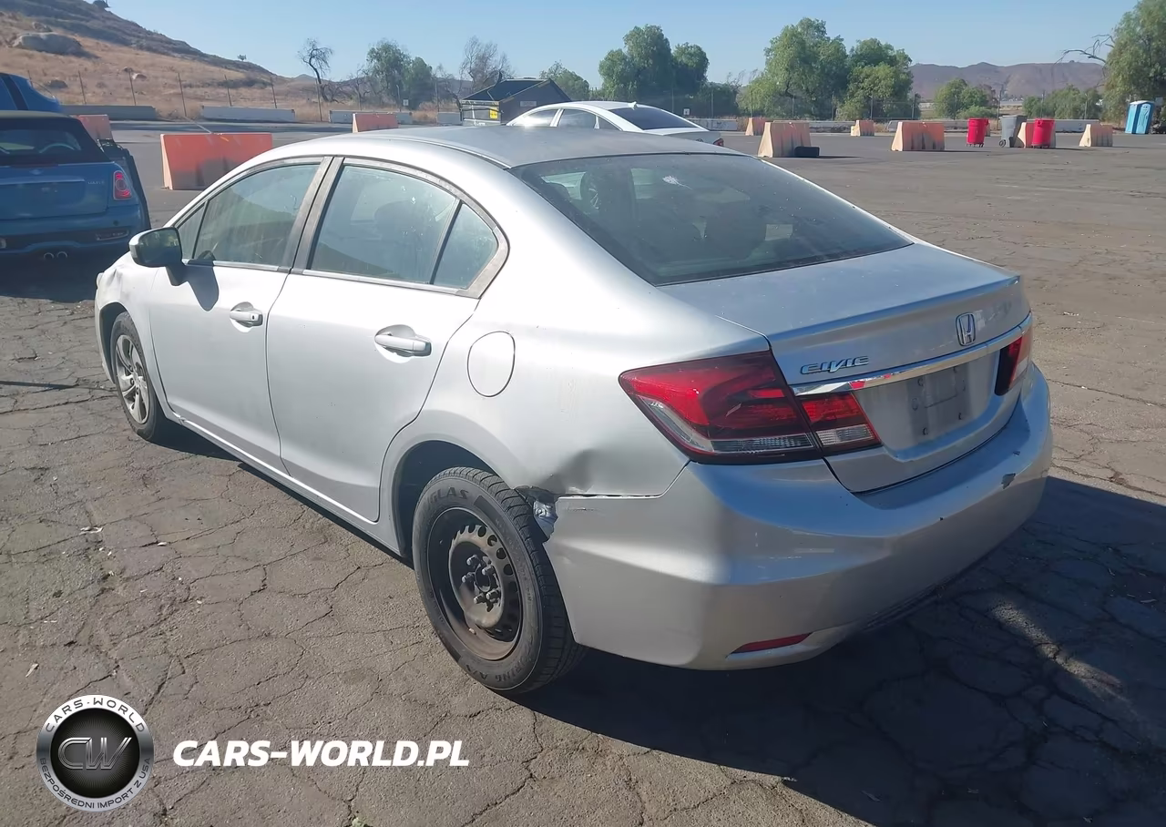 2015 Honda Civic Lx VIN:2HGFB2F59FH551455 - 3