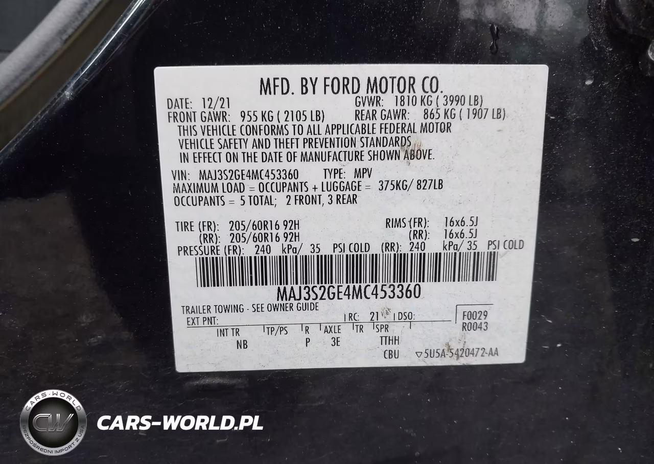 2021 Ford Ecosport Se VIN:MAJ3S2GE4MC453360 - 9