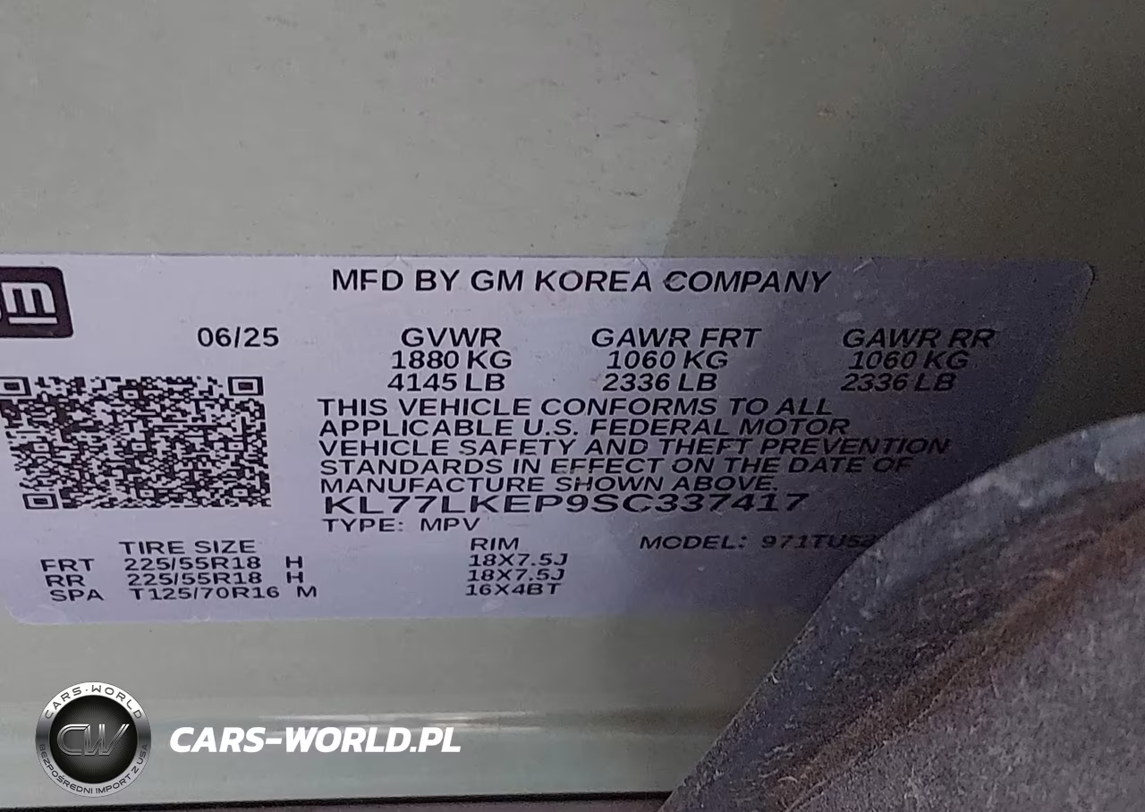 2025 Chevrolet Trax Fwd Activ VIN:KL77LKEP9SC337417 - 9