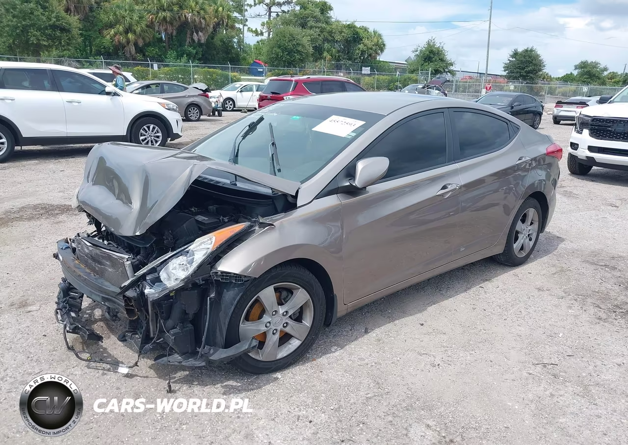 2012 Hyundai Elantra Gls VIN:5NPDH4AE1CH136088 - 2