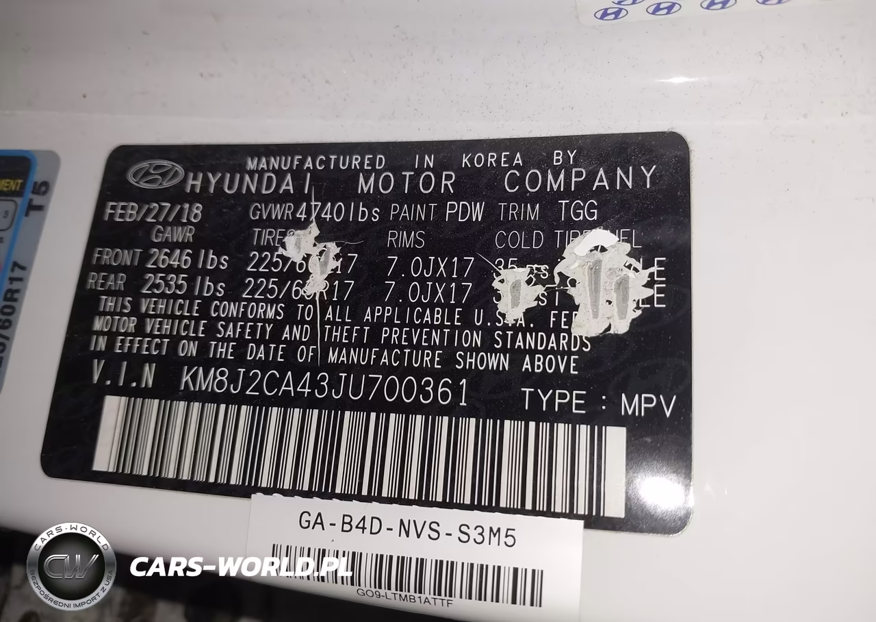 2018 Hyundai Tucson Se VIN:KM8J2CA43JU700361 - 9