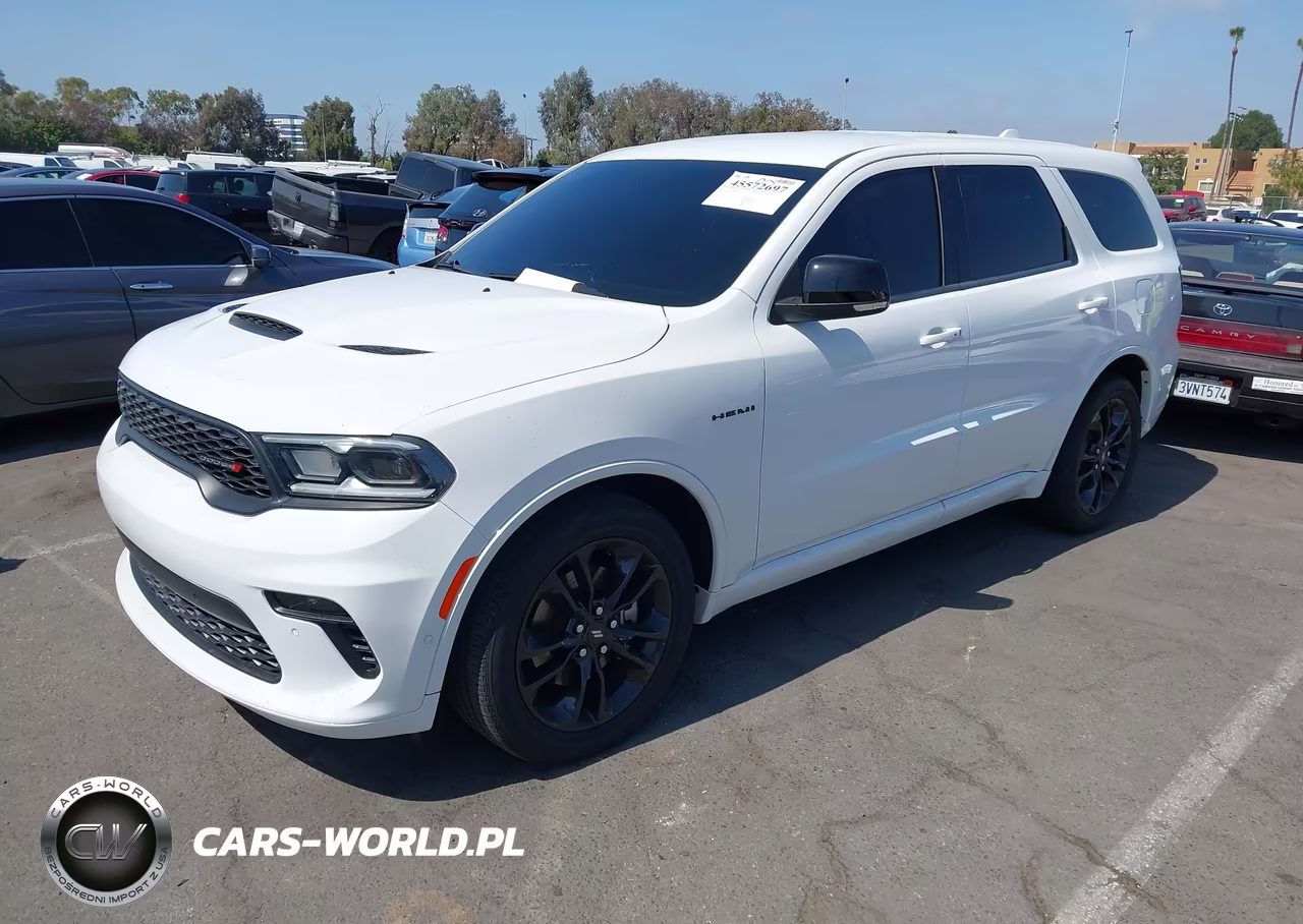 2021 Dodge Durango R-T Rwd VIN:1C4SDHCT7MC608829 - 2