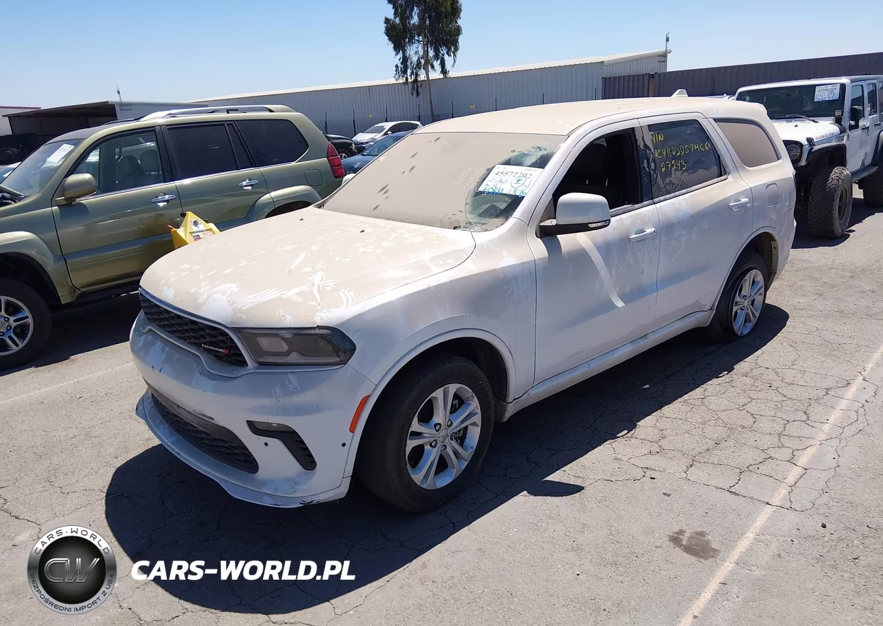 2021 Dodge Durango Gt Plus Awd VIN:1C4RDJDG7MC627243 - 2