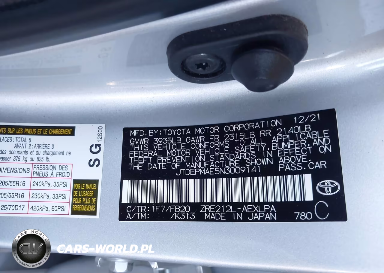 2022 Toyota Corolla Le VIN:JTDEPMAE5N3009141 - 9