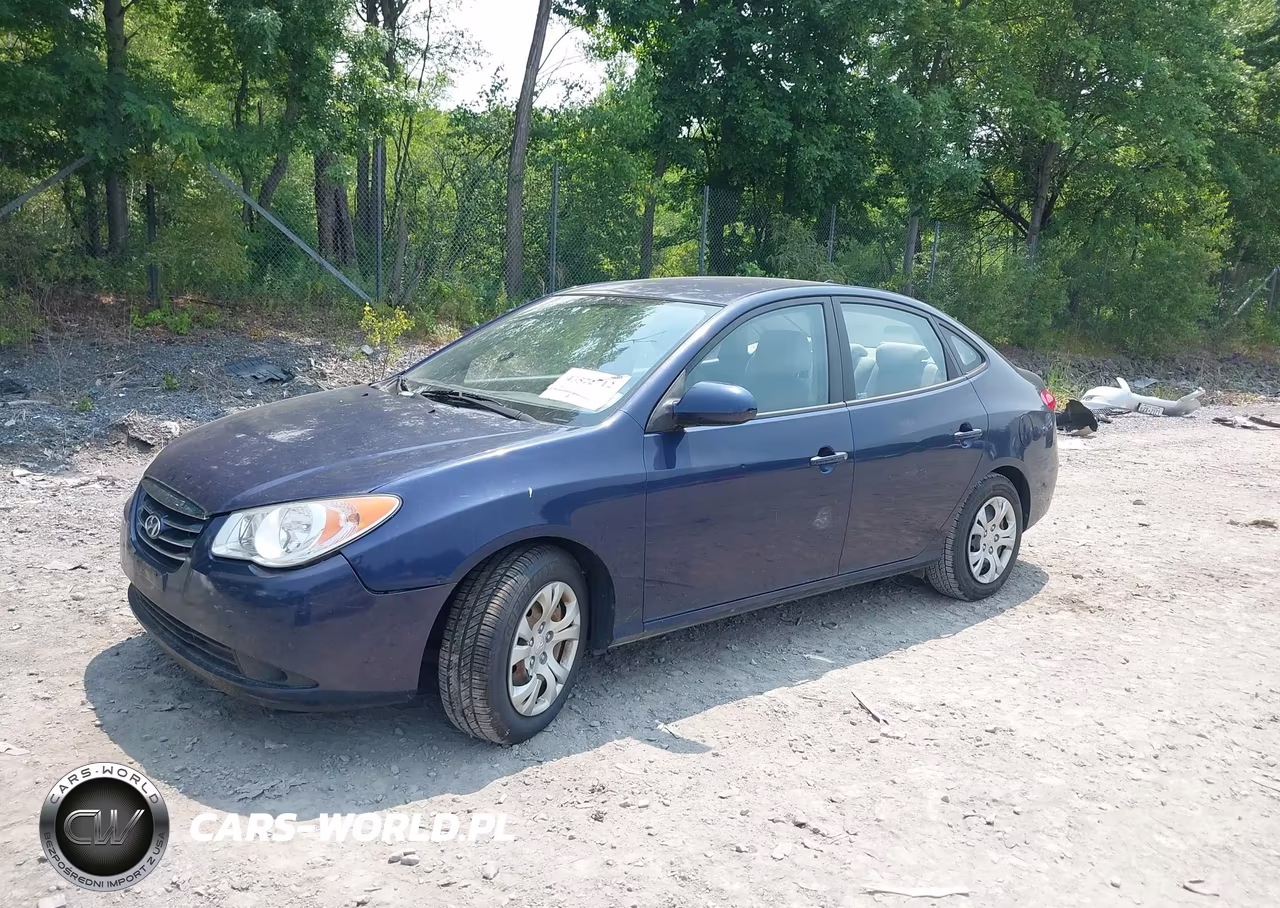 2010 Hyundai Elantra Blue VIN:KMHDU4AD1AU987566 - 2