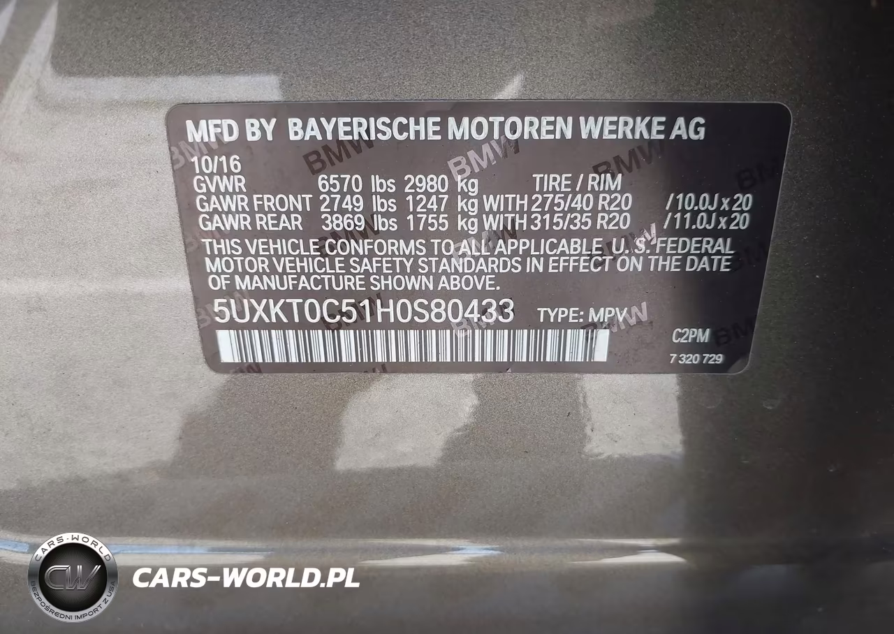 2017 BMW X5 Edrive xDrive40E Iperformance VIN:5UXKT0C51H0S80433 - 9