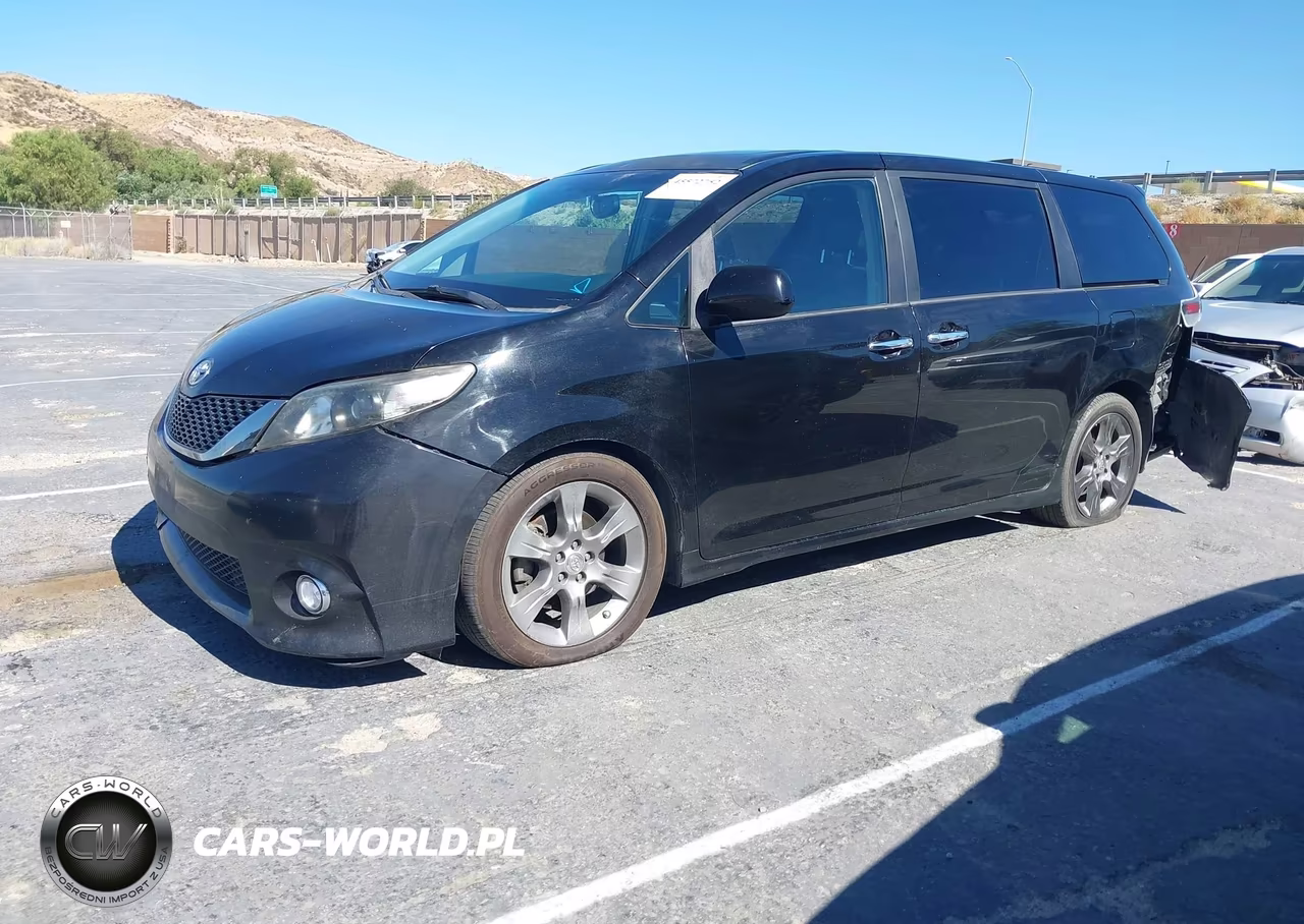 2014 Toyota Sienna Se 8 Passenger VIN:5TDXK3DC2ES500177 - 14