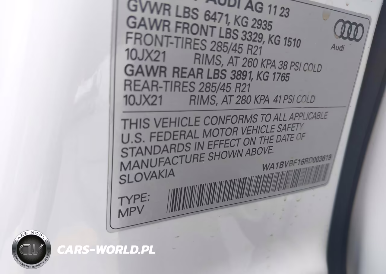 2024 Audi Q8 Premium Plus 55 Tfsi Quattro VIN:WA1BVBF16RD003619 - 9