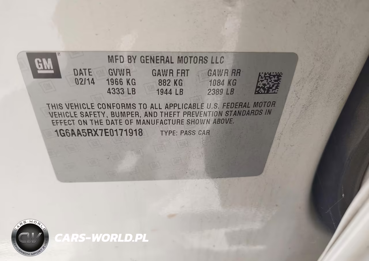 2014 Cadillac Ats Standard VIN:1G6AA5RX7E0171918 - 9