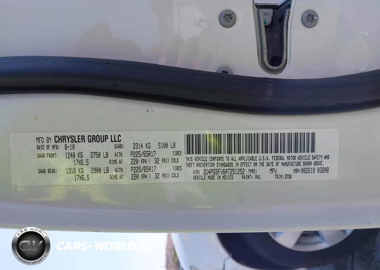 2010 Dodge Journey Sxt VIN:3D4PG5FV6AT251252 - 9