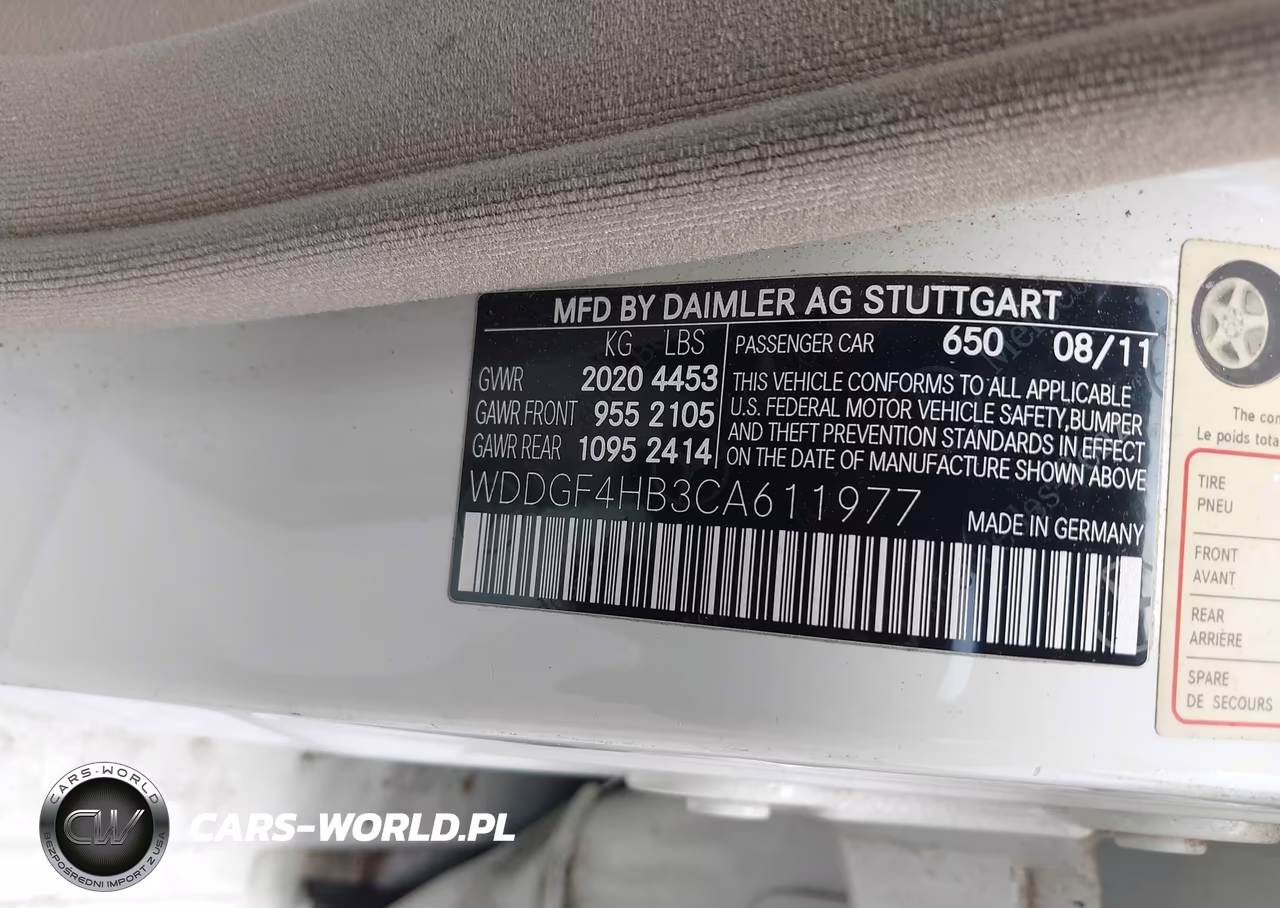 2012 Mercedes-Benz C 250 Sport VIN:WDDGF4HB3CA611977 - 9