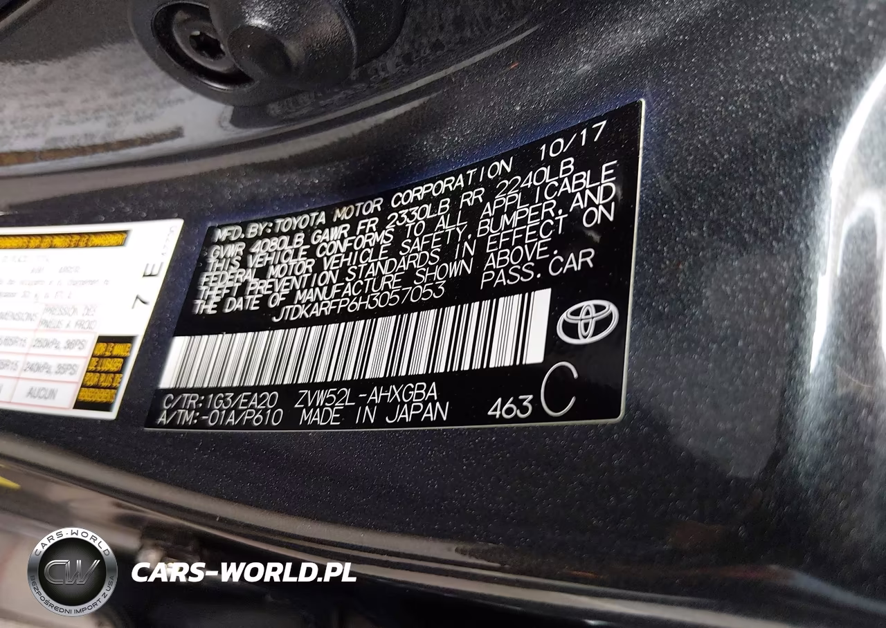 2017 Toyota Prius Prime Premium VIN:JTDKARFP6H3057053 - 9