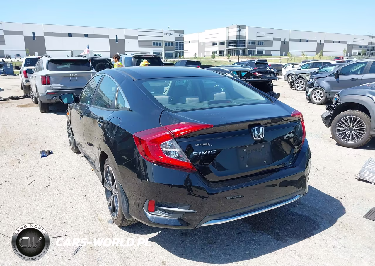 2019 Honda Civic Lx VIN:2HGFC2F67KH552300 - 3