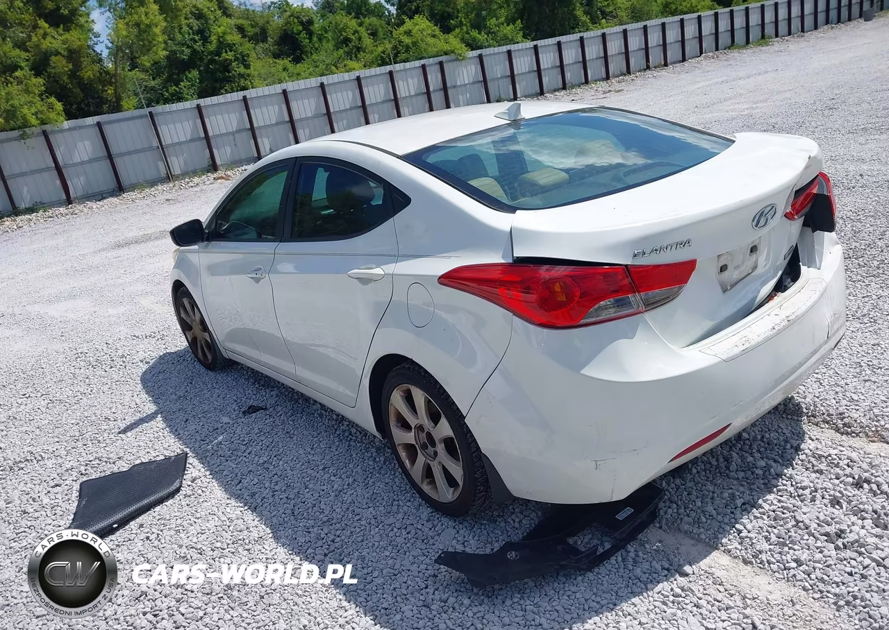 2012 Hyundai Elantra Limited VIN:5NPDH4AE7CH127363 - 3
