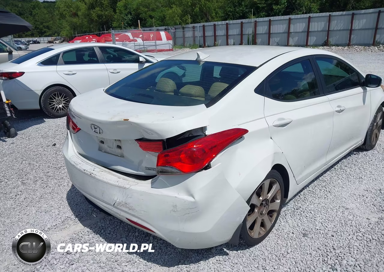 2012 Hyundai Elantra Limited VIN:5NPDH4AE7CH127363 - 6