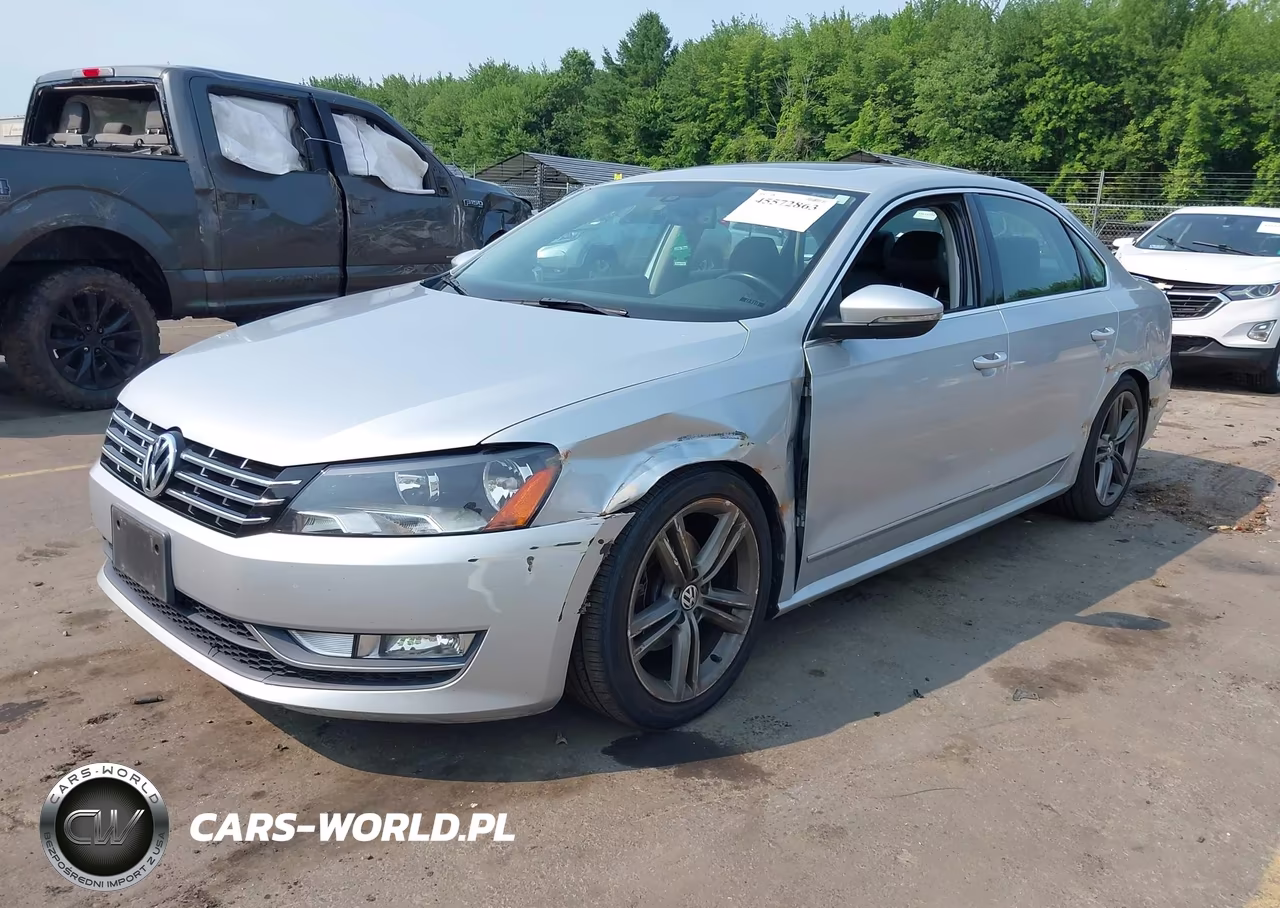 2012 Volkswagen Passat 3.6L V6 Sel Premium VIN:1VWCM7A36CC011734 - 2