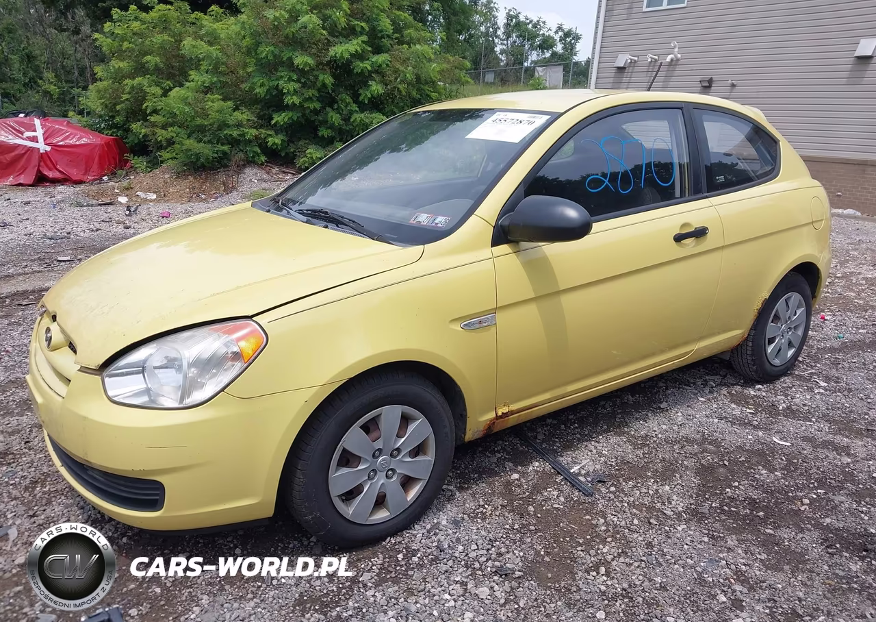 2008 Hyundai Accent Gs VIN:KMHCM36CX8U078452 - 2