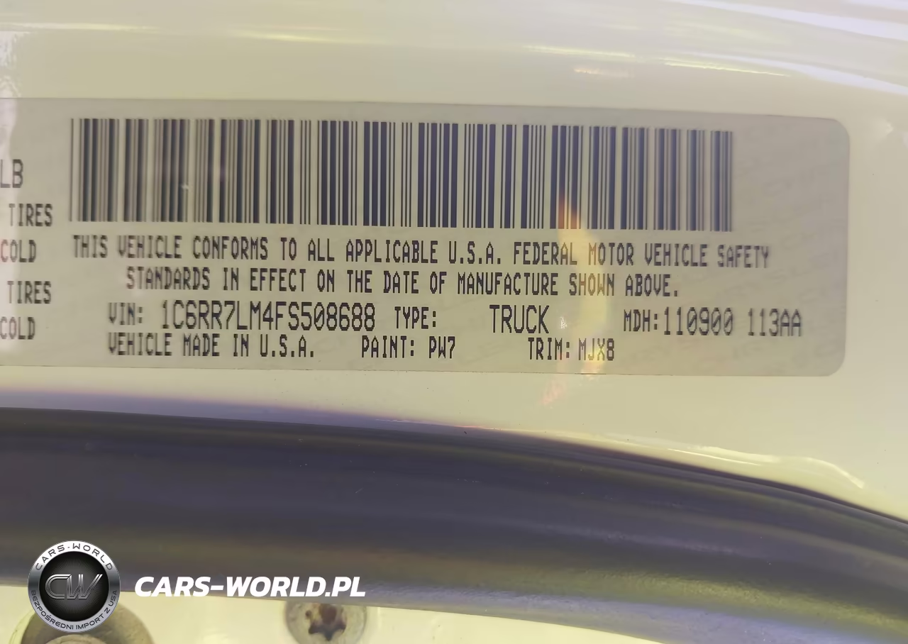 2015 Ram 1500 Lone Star VIN:1C6RR7LM4FS508688 - 9