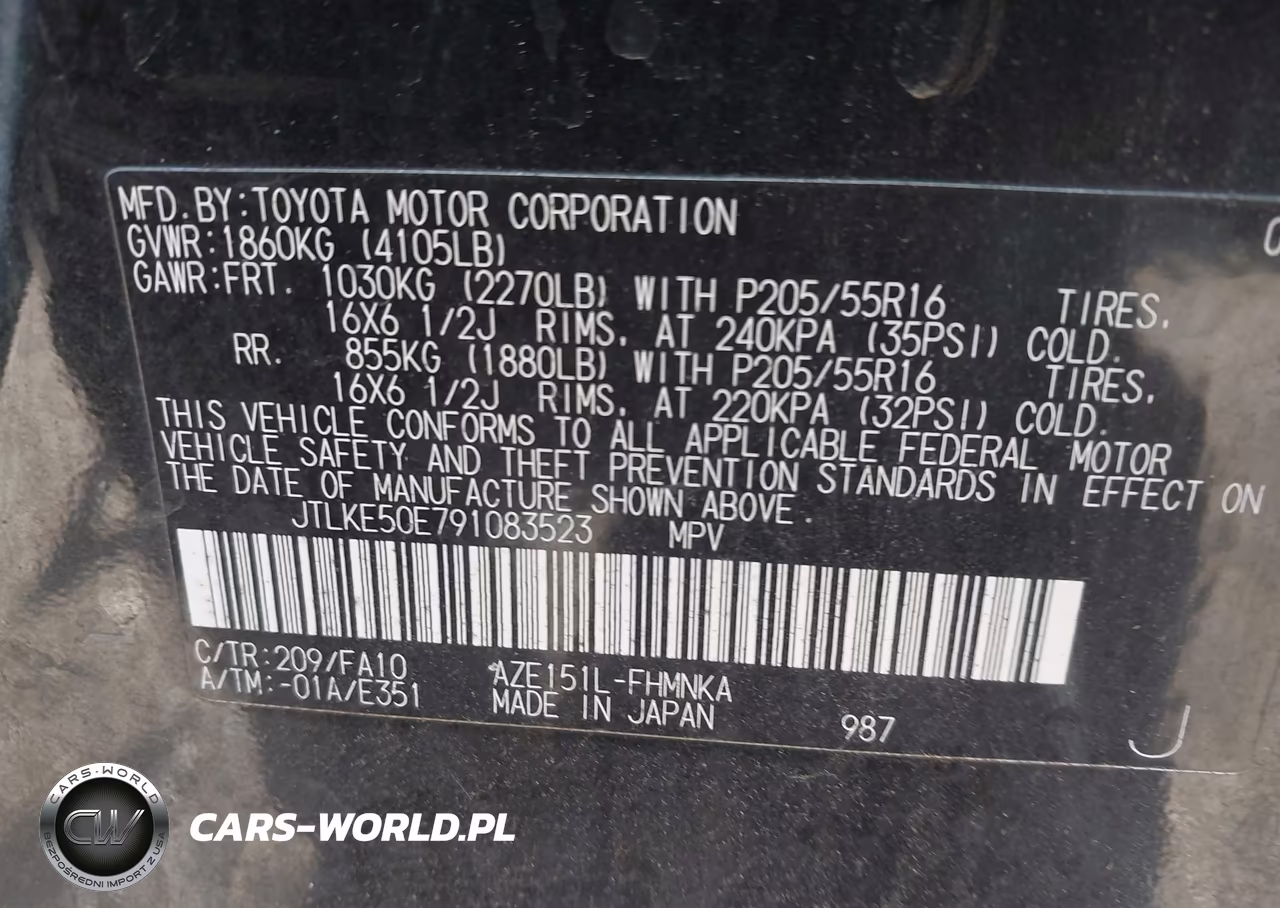 2009 Scion Xb VIN:JTLKE50E791083523 - 9