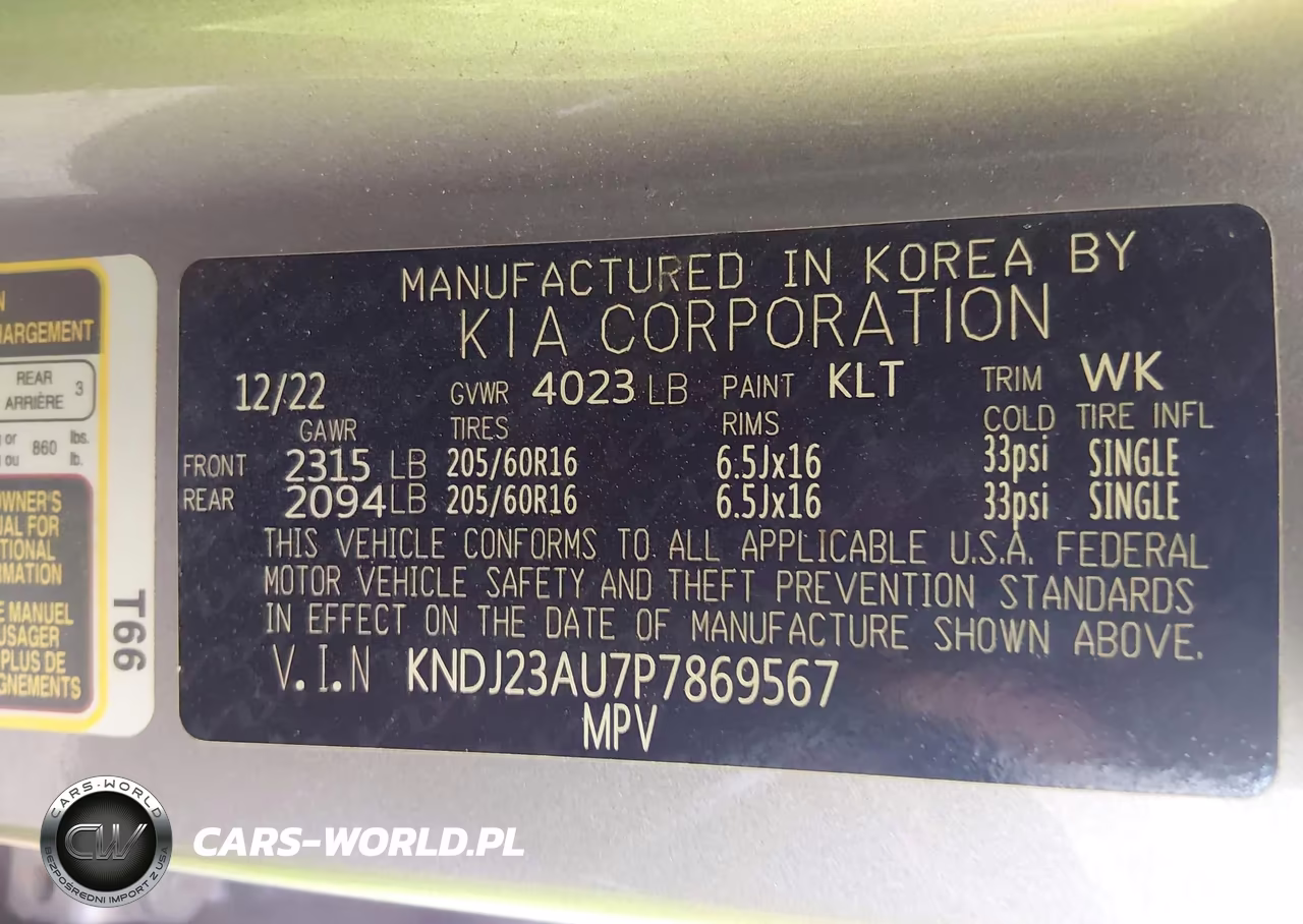 2023 Kia Soul Lx VIN:KNDJ23AU7P7869567 - 9