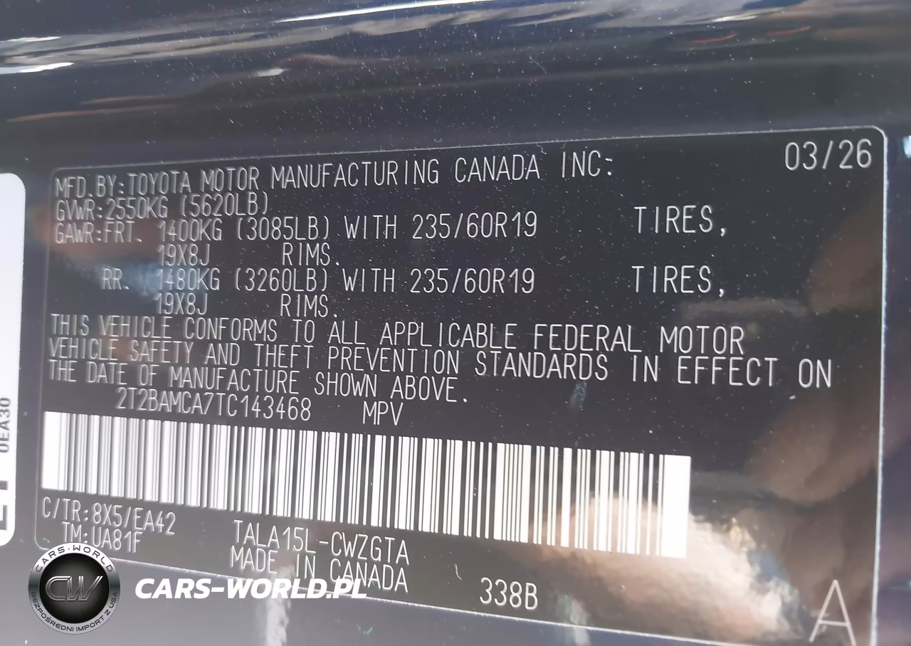 2026 Lexus Rx 350 Premium VIN:2T2BAMCA7TC143468 - 9