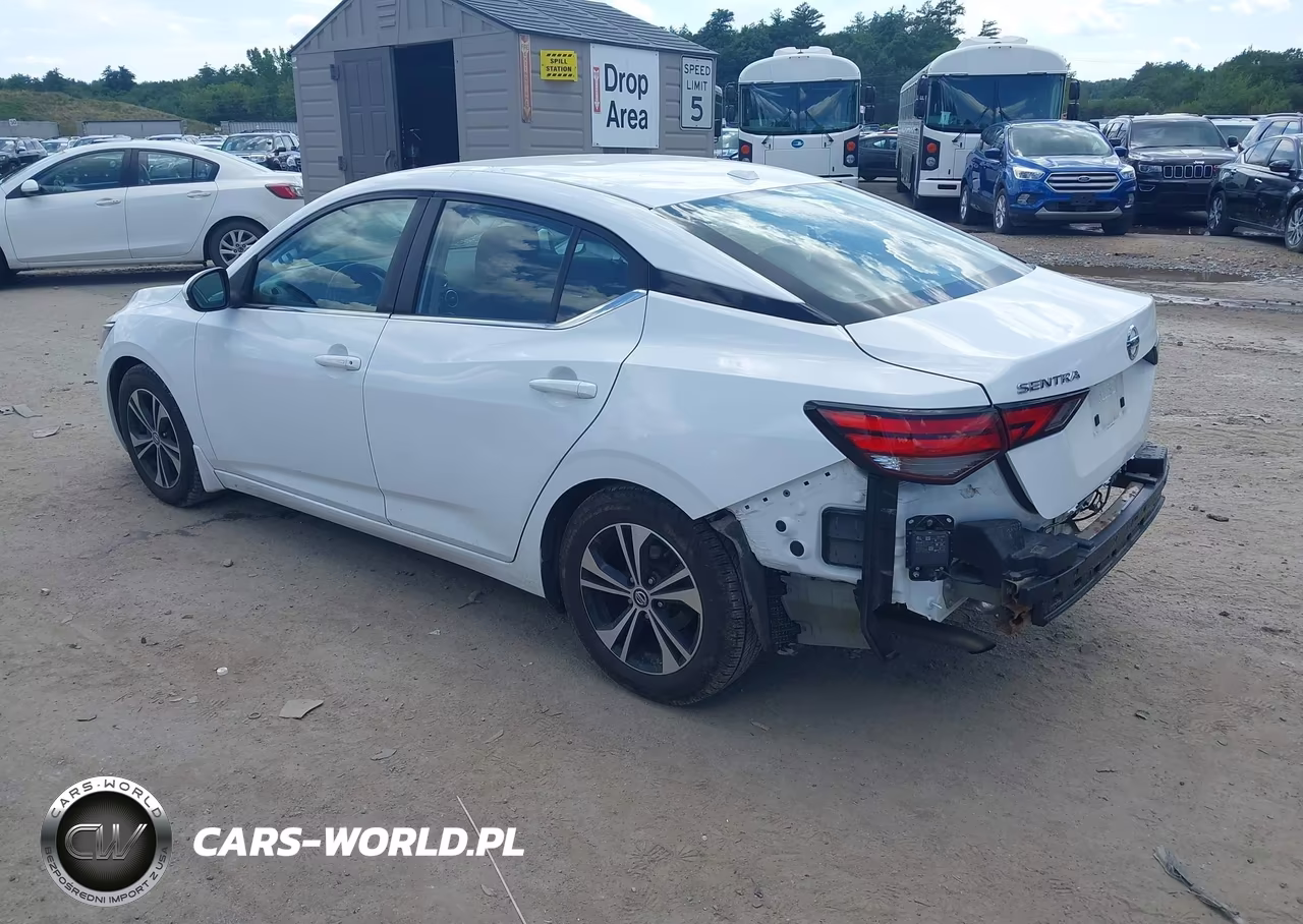 2021 Nissan Sentra Sv Xtronic Cvt VIN:3N1AB8CV5MY262504 - 3