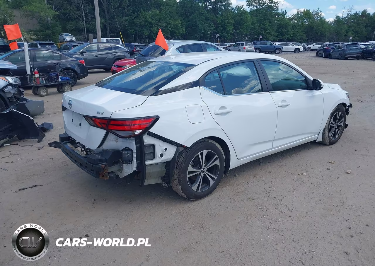 2021 Nissan Sentra Sv Xtronic Cvt VIN:3N1AB8CV5MY262504 - 4