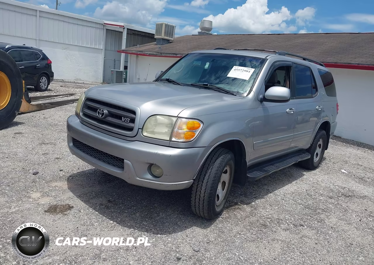 2002 Toyota Sequoia Sr5 V8 VIN:5TDZT34A02S075803 - 2