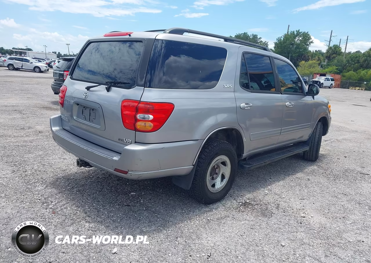 2002 Toyota Sequoia Sr5 V8 VIN:5TDZT34A02S075803 - 4