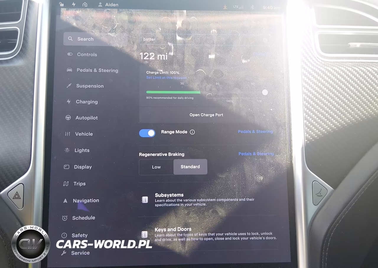 2017 Tesla Model S 100D-60D-75D-90D-P100D VIN:5YJSA1E4XHF199045 - 17