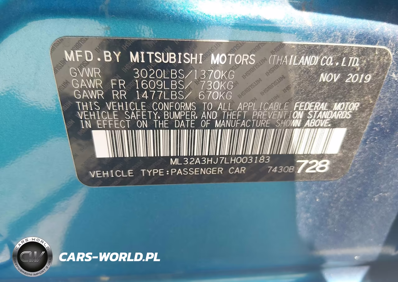 2020 Mitsubishi Mirage Es VIN:ML32A3HJ7LH003183 - 9