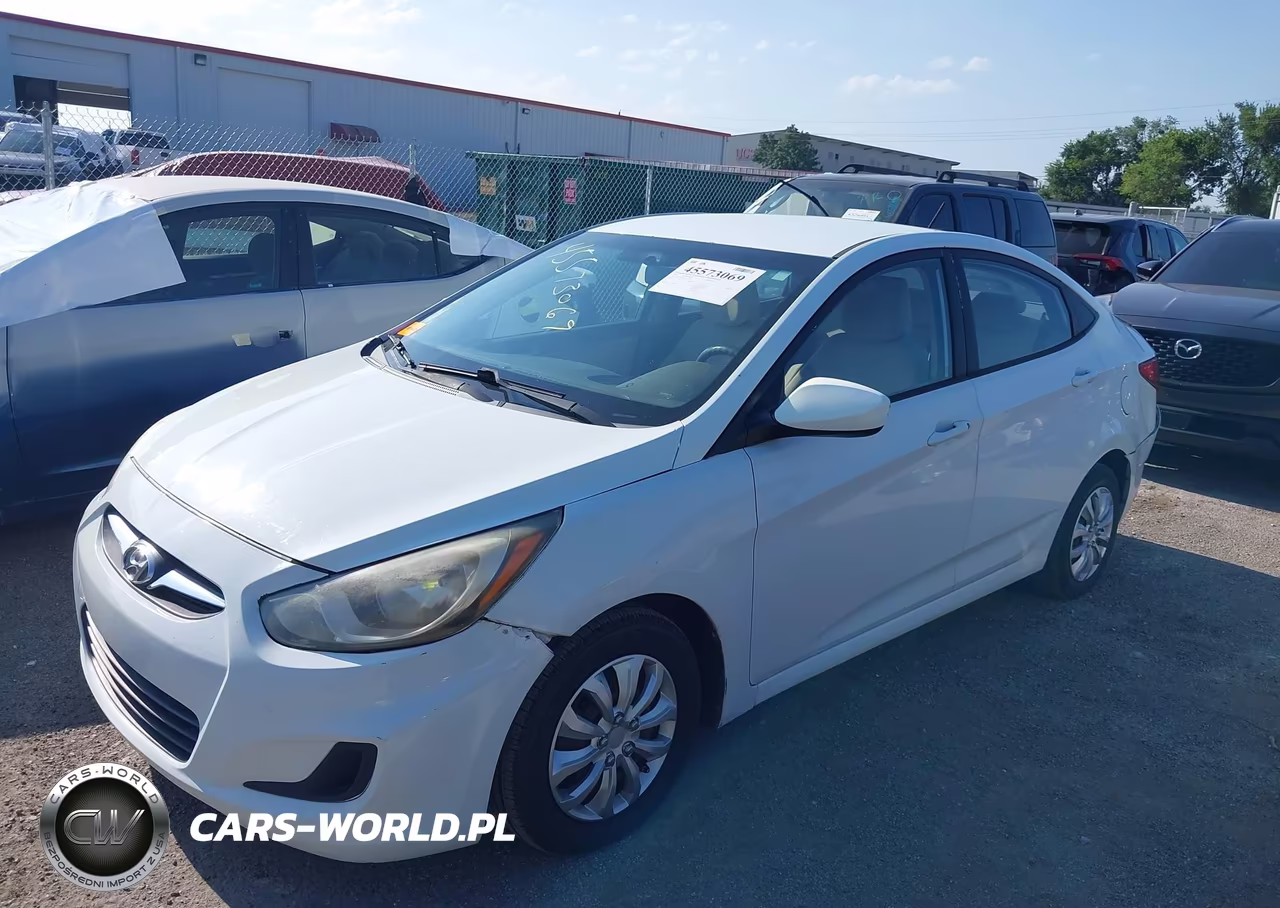 2012 Hyundai Accent Gls VIN:KMHCT4AE7CU233078 - 2