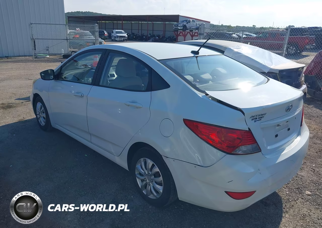 2012 Hyundai Accent Gls VIN:KMHCT4AE7CU233078 - 3