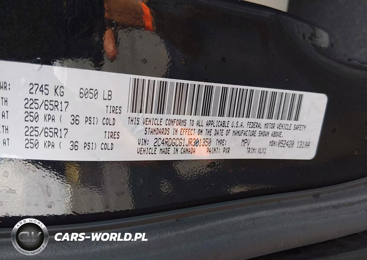 2018 Dodge Grand Caravan Sxt VIN:2C4RDGCG1JR301350 - 9