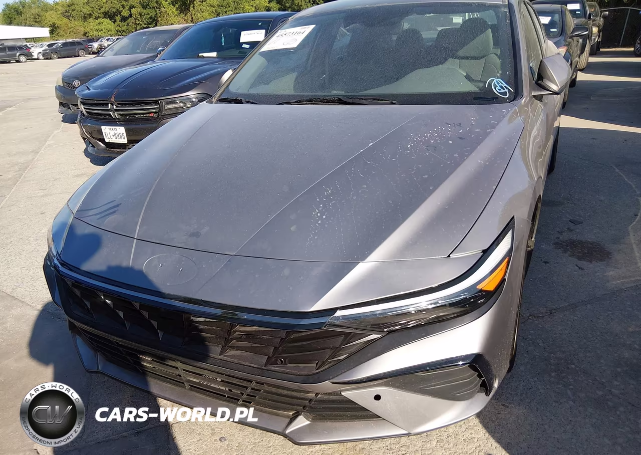 2025 Hyundai Elantra Hybrid Blue VIN:KMHLM4DJ4SU177945 - 6