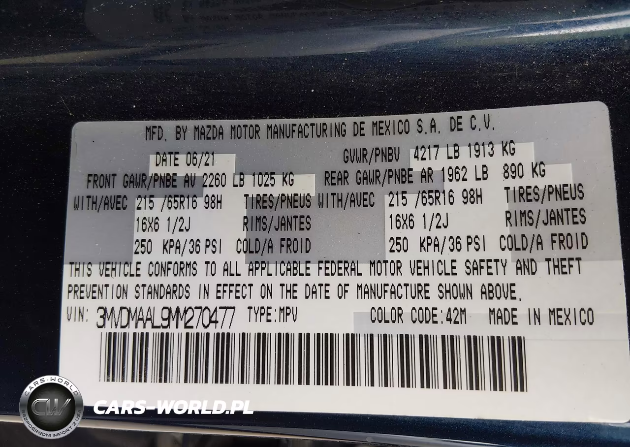2021 Mazda Cx-30 2.5 S VIN:3MVDMAAL9MM270477 - 9