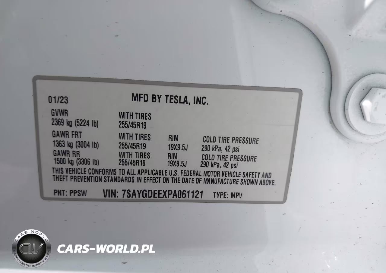2023 Tesla Model Y Awd-Long Range Dual Motor All-Wheel Drive VIN:7SAYGDEEXPA061121 - 9