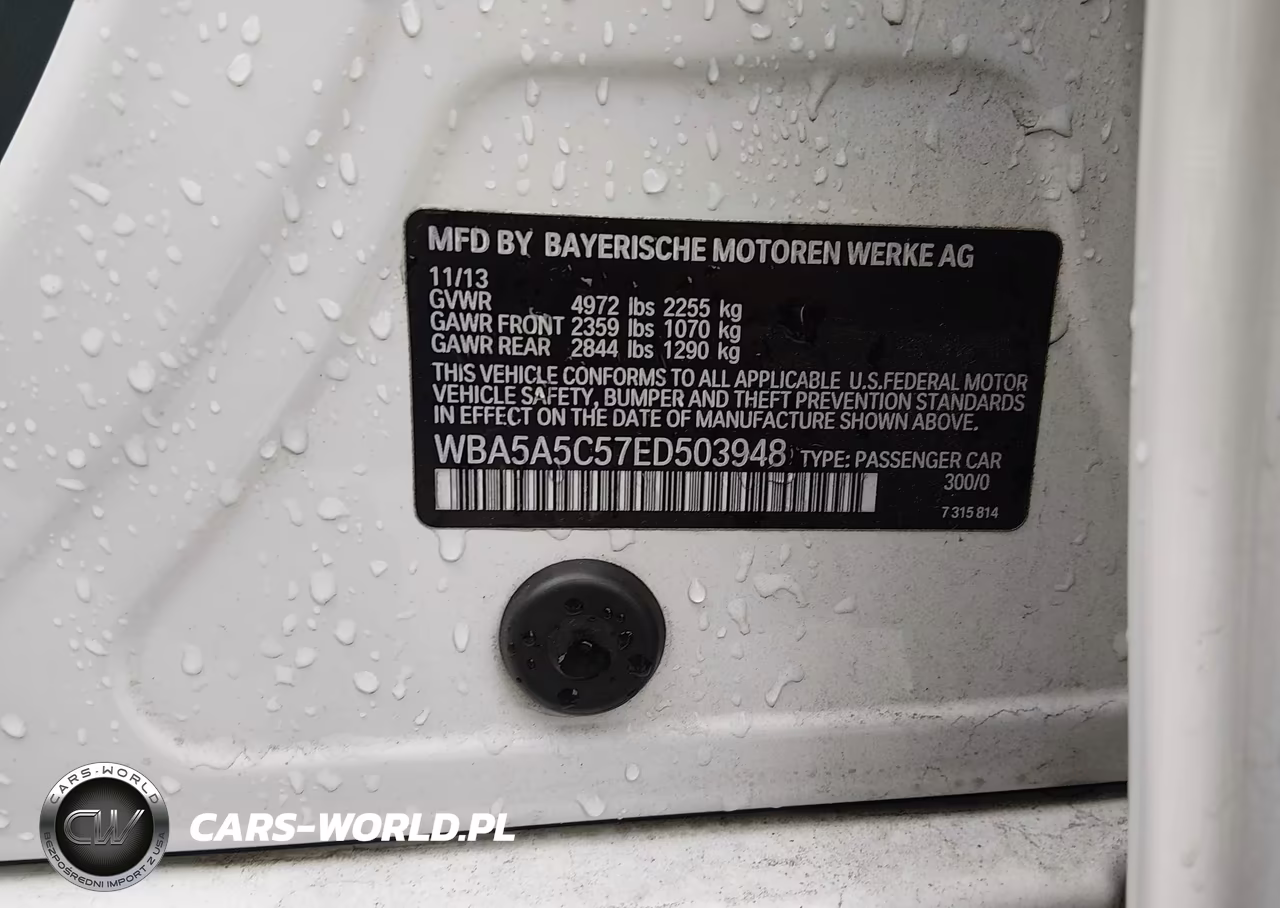 2014 BMW 528I VIN:WBA5A5C57ED503948 - 9