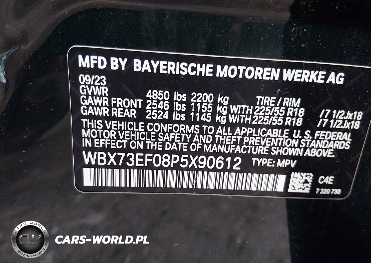 2023 BMW X1 xDrive28I VIN:WBX73EF08P5X90612 - 9