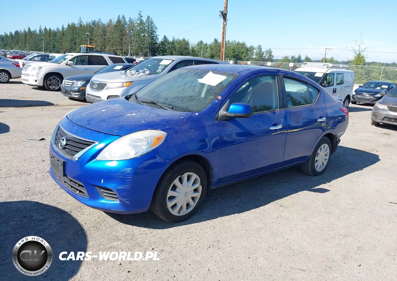 2013 Nissan Versa 1.6 Sv VIN:3N1CN7AP9DL822245 - 2