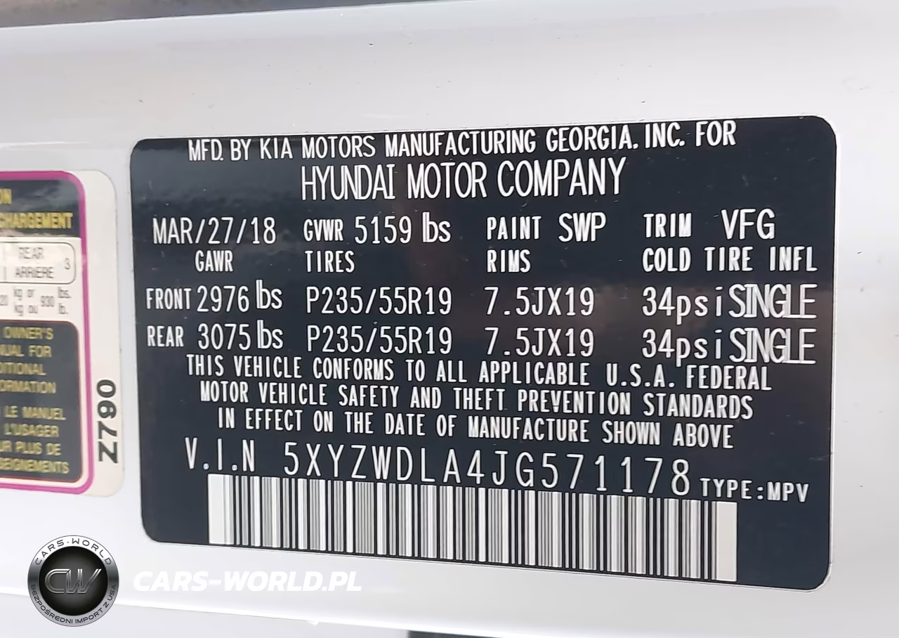 2018 Hyundai Santa Fe Sport 2.0T Ultimate VIN:5XYZWDLA4JG571178 - 9